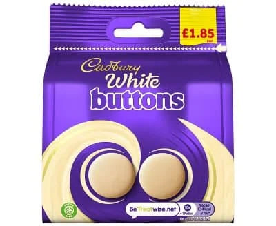 Cadbury's D/M White Buttons 10 x 85g