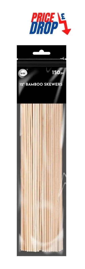 Dina Bamboo Skewers 12" 150s