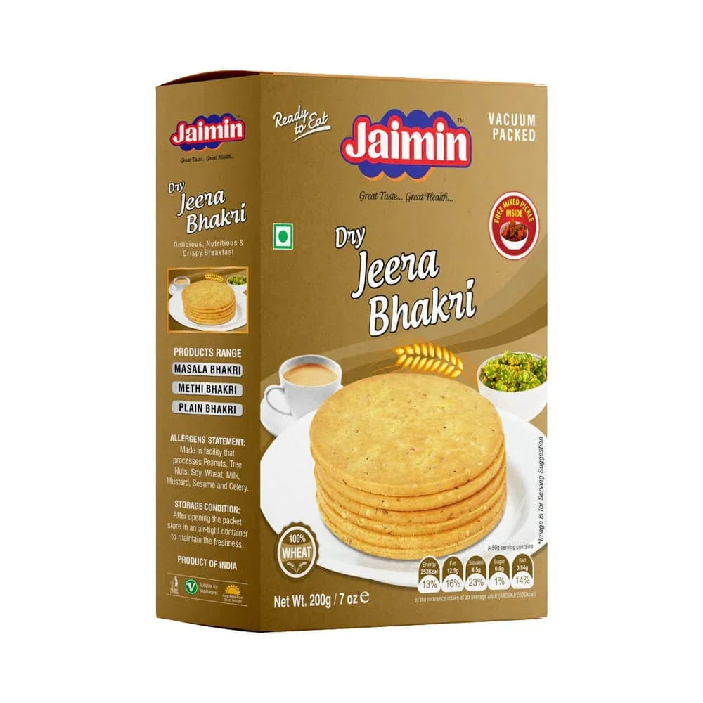 Jaimin Jeera Bhakri Dry 6 x 250g