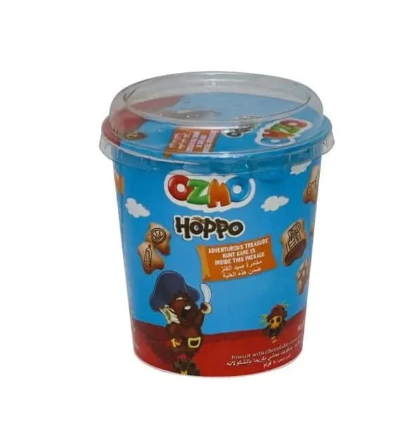 Ozmo Hoppo Chocolate Biscuits Cup 24 x 90g