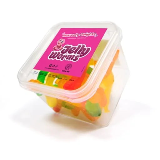 HD Jelly Worms Tub 140g