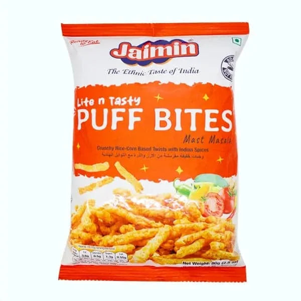 Jaimin Puff Bites Mast Masala 6 x 80g