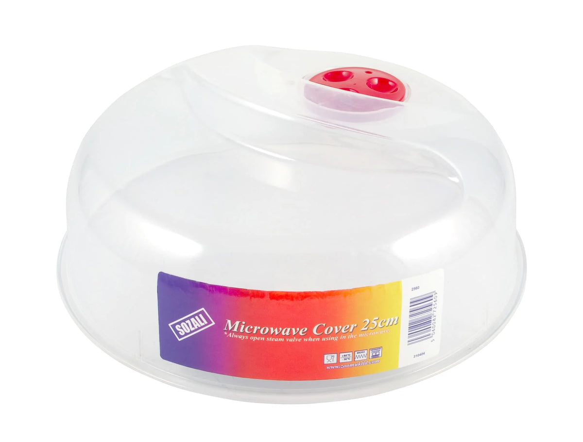 Zoom Microwave Cover w/Steam Release 25cm 25cm