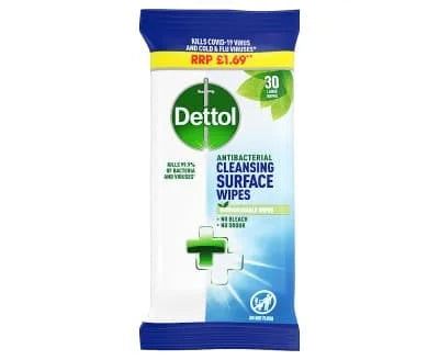 Dettol Surface Bio Wipes 10 x 30s