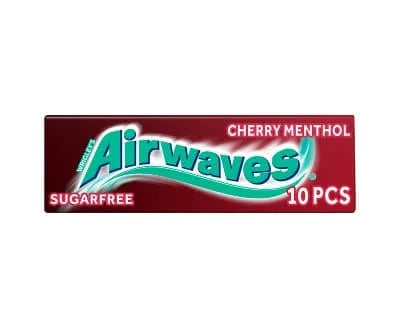 Wrigleys Airwaves Cherry & Menthol S/F 30 x 14g