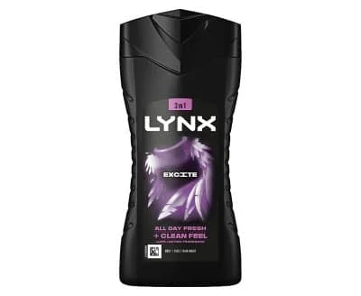 Lynx Shower Gel Excite 6 x 225ml