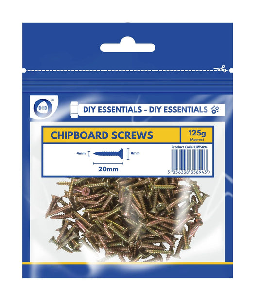 Dina Chipboard Screw (20mm) 125g