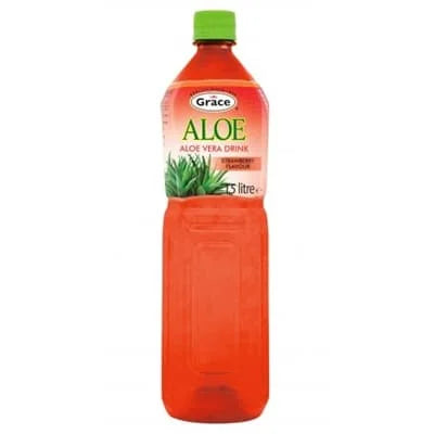Grace Aloe Vera Drink - Strawberry 1.5ltr