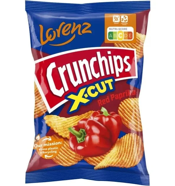 Lorenz Crunchip X-Cut Paprika 12 x 130g