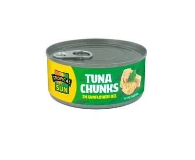 Tropical Sun Tuna Chunks In Sunflower Oil 6 x 160g