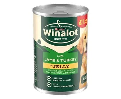 Winalot Dog Wet Adult Lamb & Turkey 12 x 400g