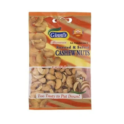 Ginni Roasted Salted Cashews 10 x 110g