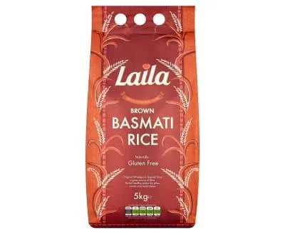 Laila Brown Basmati Rice 5kg