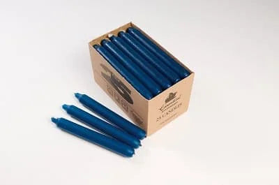 Essentials Candles Blue 25s