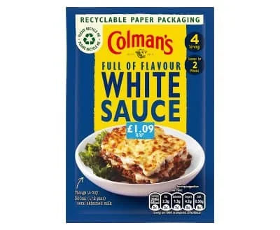 Colmans Sachets - White 10 x 25g