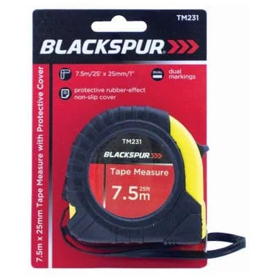 Blackspur Tape Measure With Protective Cover 7.5mx25mm
