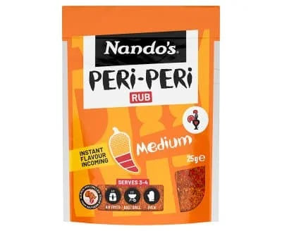 Nandos Peri Peri Rub Medium 12 x 25g