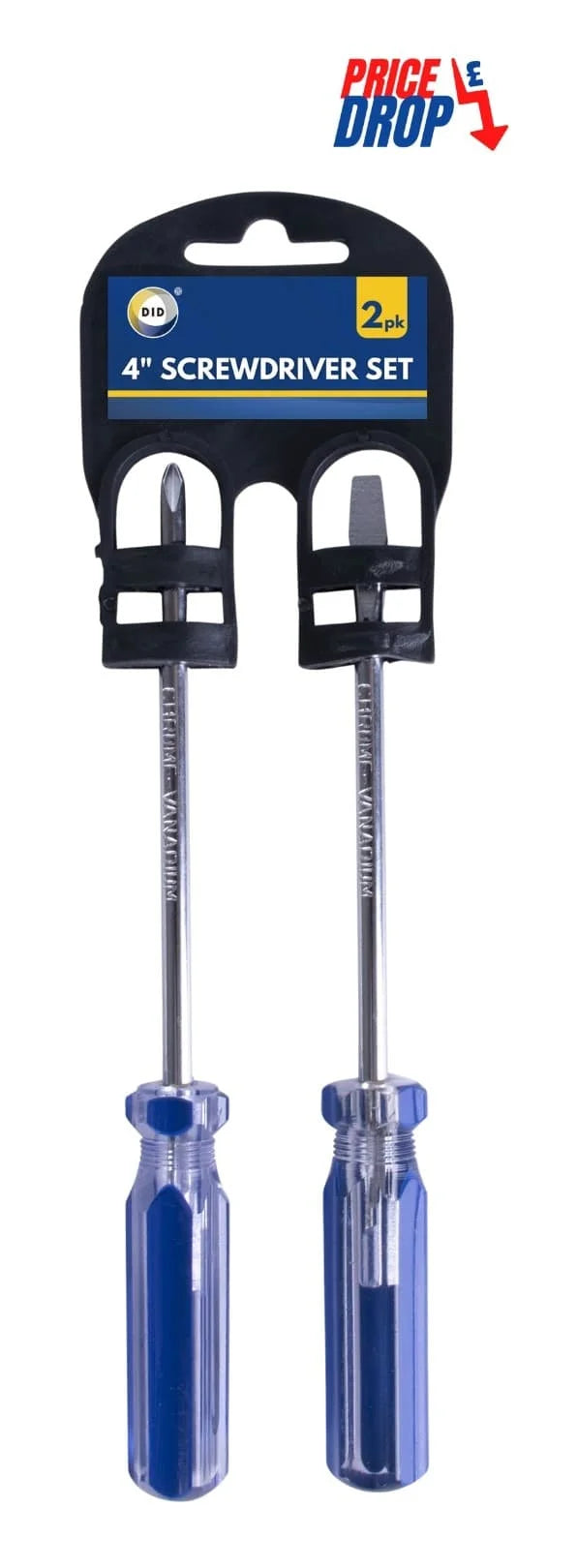 Dina 4" Screwdriver Set 2pcs 2s