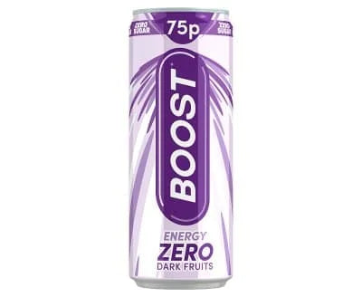 Boost Energyp - Zero Dark Fruits 24 x 250ml