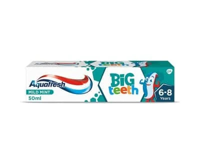Aquafresh T/P Big Teeth 6yrs+ (T) 12 x 50ml