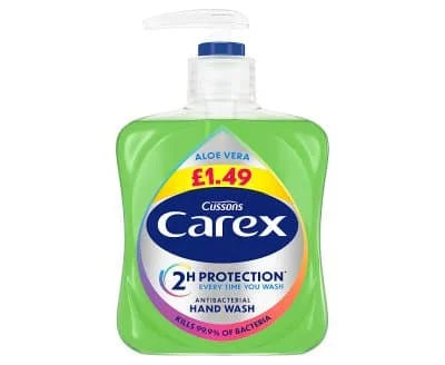 Carex Hand Wash - Aloe 6 x 250ml