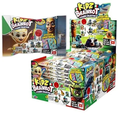 Kidz Barianrot Lollipop & Stickers(24pcs) 132g