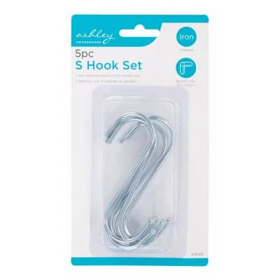 S Hook Set 5pcs