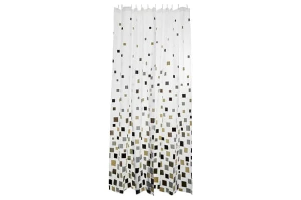 Apollo Shower Curtain - Peva Mosaic 6pk