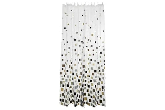 Apollo Shower Curtain - Peva Mosaic 6pk