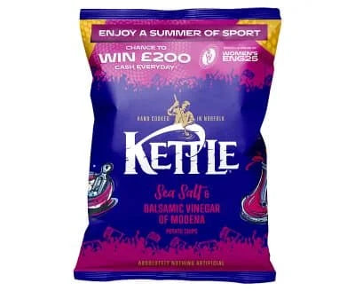 Kettle Sea Salt & Balsamic Vinegar of Modena 18 x 40g