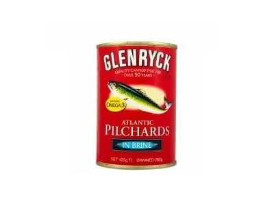 Glenryck Pilchards In Brine 12 x 425g
