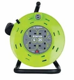 Status 25m 13Amp Extension 4 Socket Single