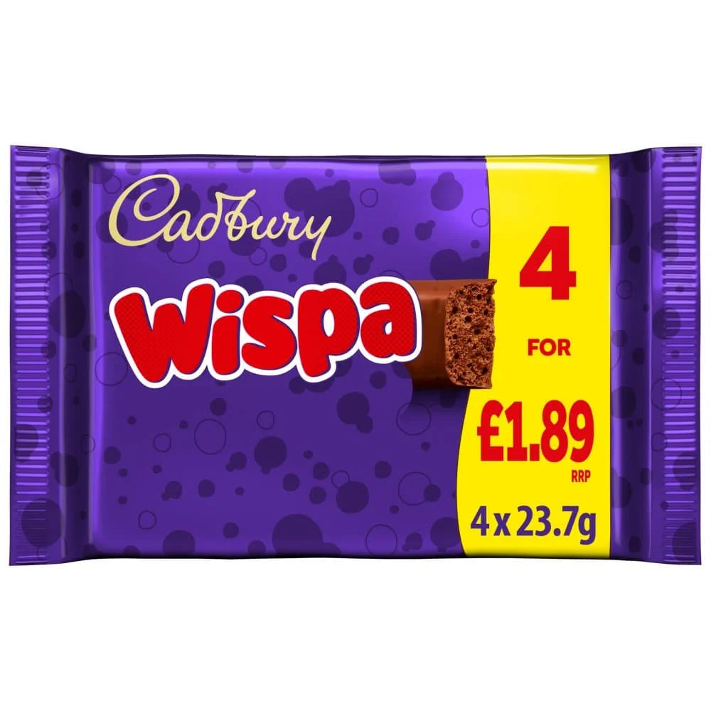 Cadbury's Wispa 4Pk 11 x 94.8g