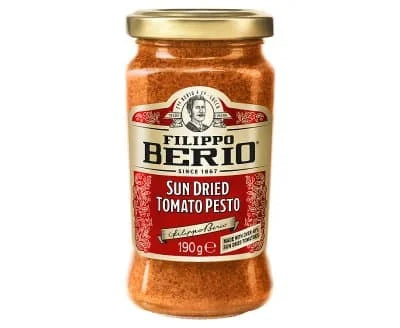 Filippo Berio Red Sun Dried Tomato Pesto 6 x 190g