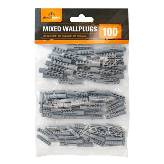 Handy Home Mixed Wall Plugs 100pcs