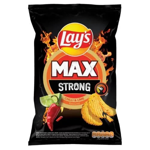 Lays Max Strong Chilli & Lime 24 x 120g
