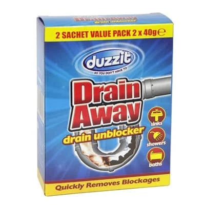 Duzzit Drain Away Unblocker 2Sachets 2 x 40g