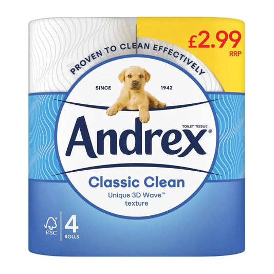 Andrex Classic Toilet Roll 6 x 4pk