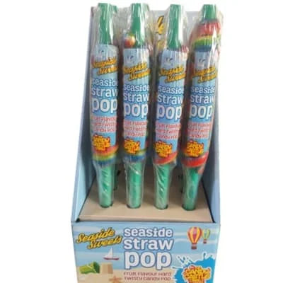 Seaside Straw Pops 12 x 42g