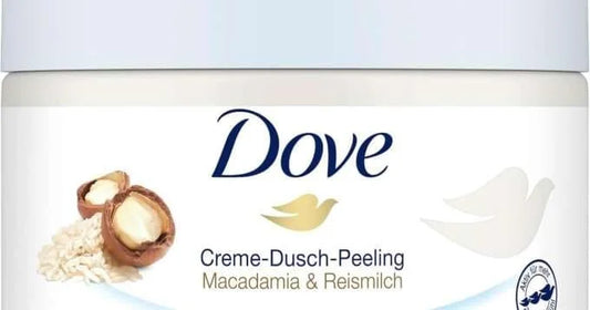 Dove Shower Scrub - Macadamia 4 x 225ml