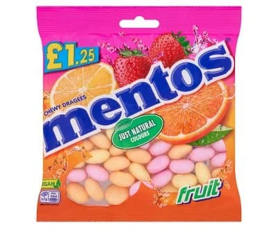 Mentos Fruits 12 x 135g
