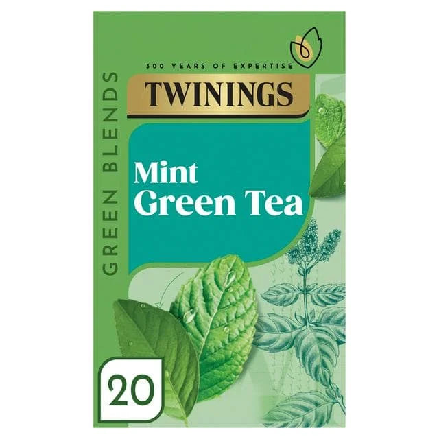 Twinings Green & Mint Tea 20s 4 x 20s