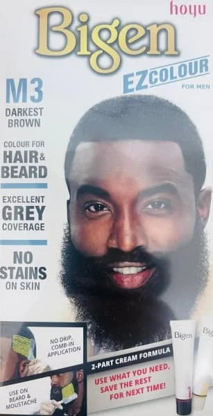 Bigen EZ Colour Mens Hair & Beard - Dark Brown M3 3 x 1s