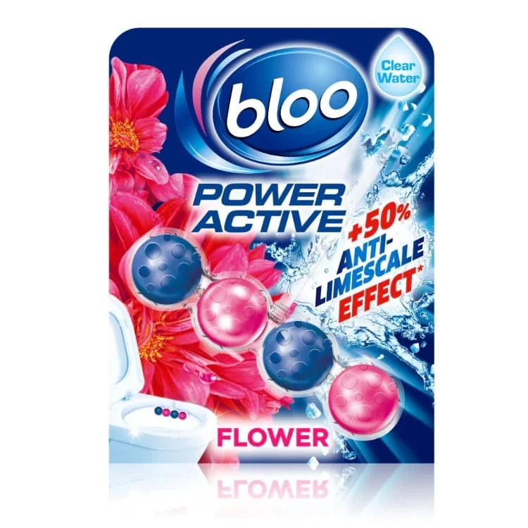 Bloo Power Active Toilet Blocks - Flower 6 x 50g