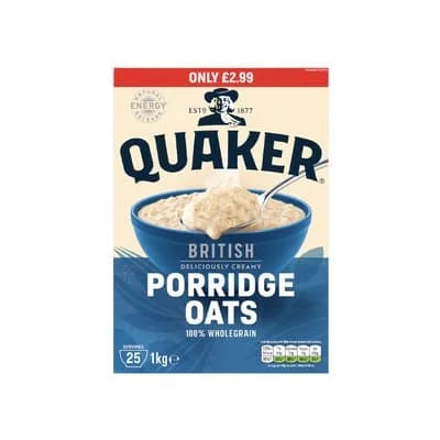 Quakers Rolled Oats 6 x 1kg