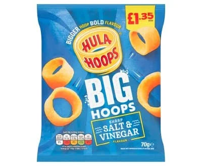 Hula Hoops Salt & Vinegar 20 x 70g