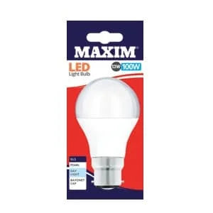 Maxim LED 15w 100w GLS BC DL 10s