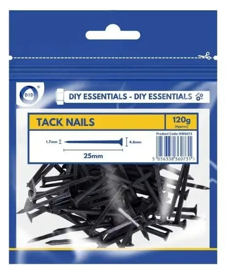 DID 25mm Track Nails 120g