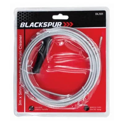 Blackspur 3m Metal Sink Drain Cleaner Tool 3m