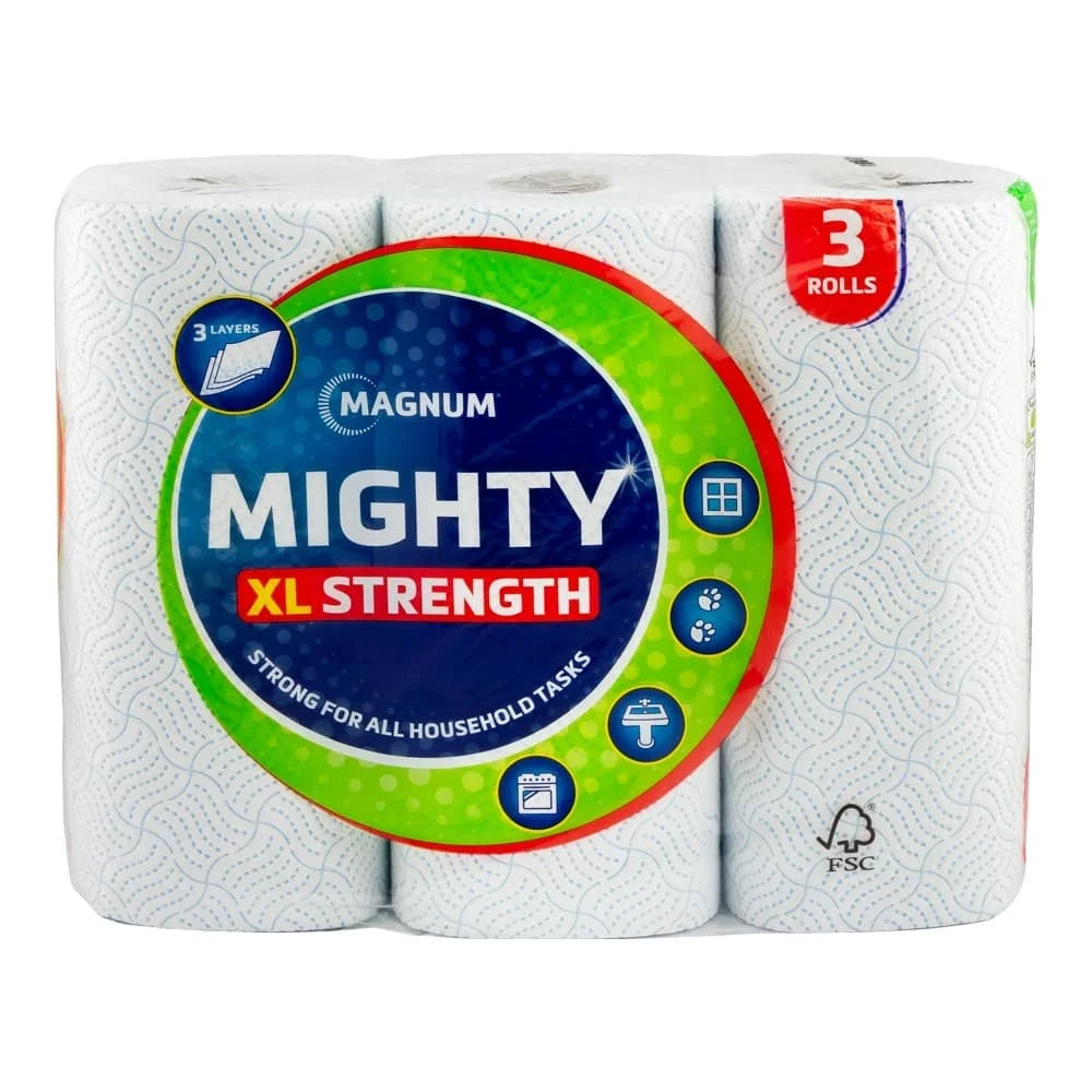 Magnum Mighty HT Kitchen Rolls 4 x 3s